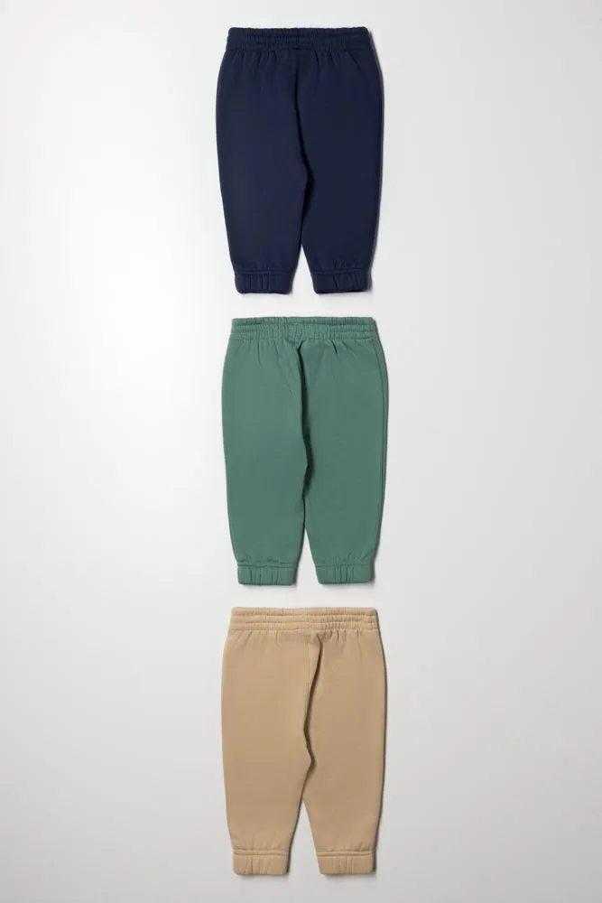 3 Pack Track Pants Natural, Green And Navy sold by Ackermas product image thumbnail 3