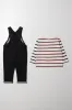Denim Dungaree Set Black sold by Ackermas