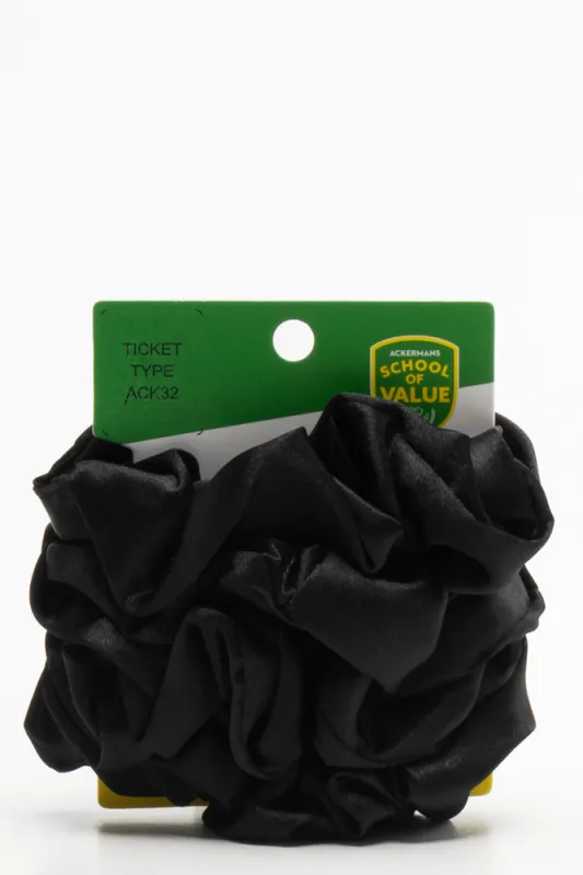 4 Pack Silky Scrunchies Black sold by Ackermas