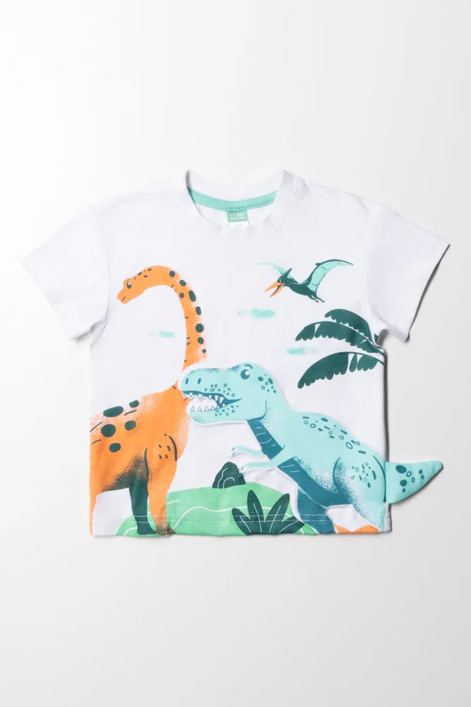 Dinosaur T-Shirt White sold by Ackermas