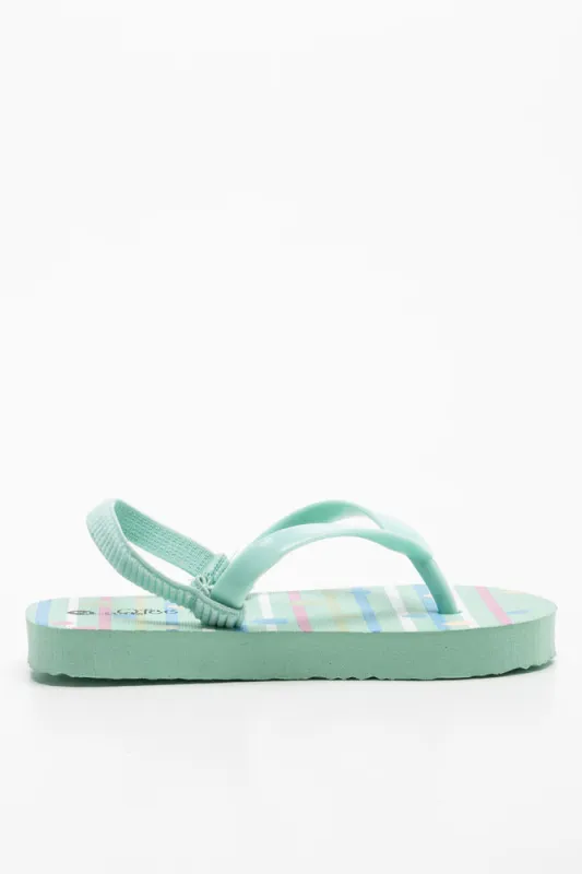 Heart Flip Flop Green sold by Ackermas
