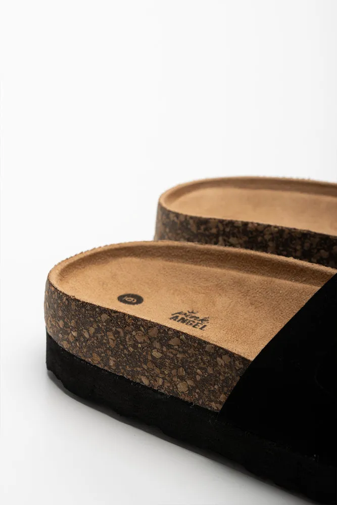 Pearl Buckle Cork Sandal Black sold by Ackermas product image thumbnail 3