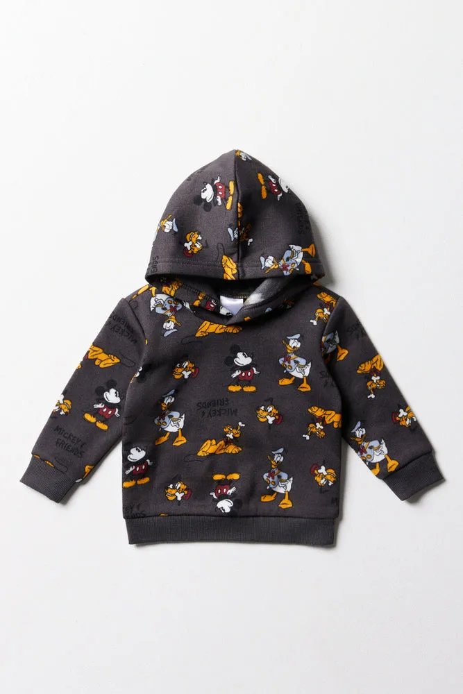 Mickey Mouse Hoodie Dark Grey sold by Ackermas