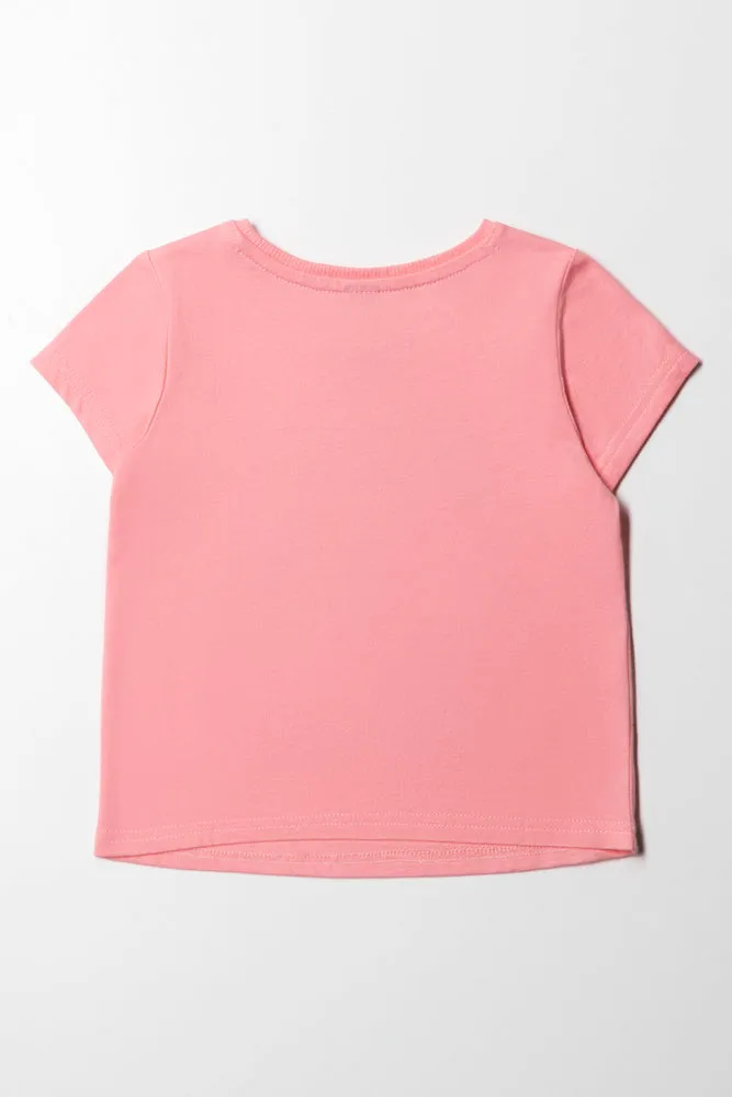 Short Sleeve T-Shirt Peach sold by Ackermas product image thumbnail 3