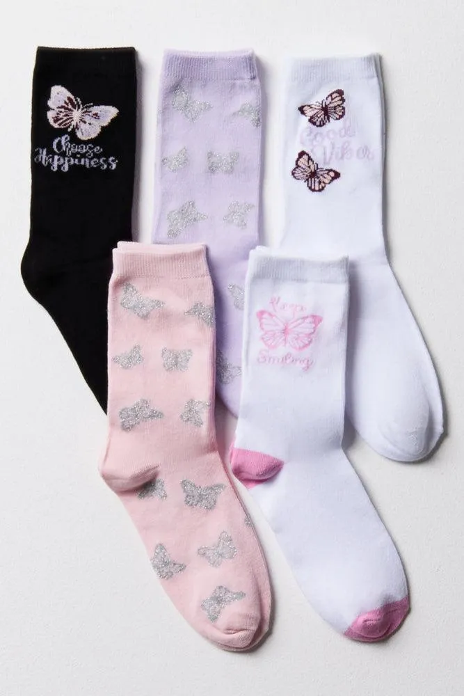 5 Pack Socks Anklet Hearts sold by Ackermas