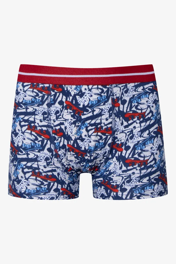 3 Pack Boxers Blue & Red sold by Ackermas product image thumbnail 4