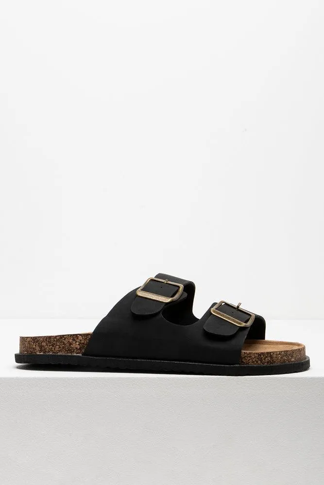 Double Strap Sandal Black sold by Ackermas product image thumbnail 2