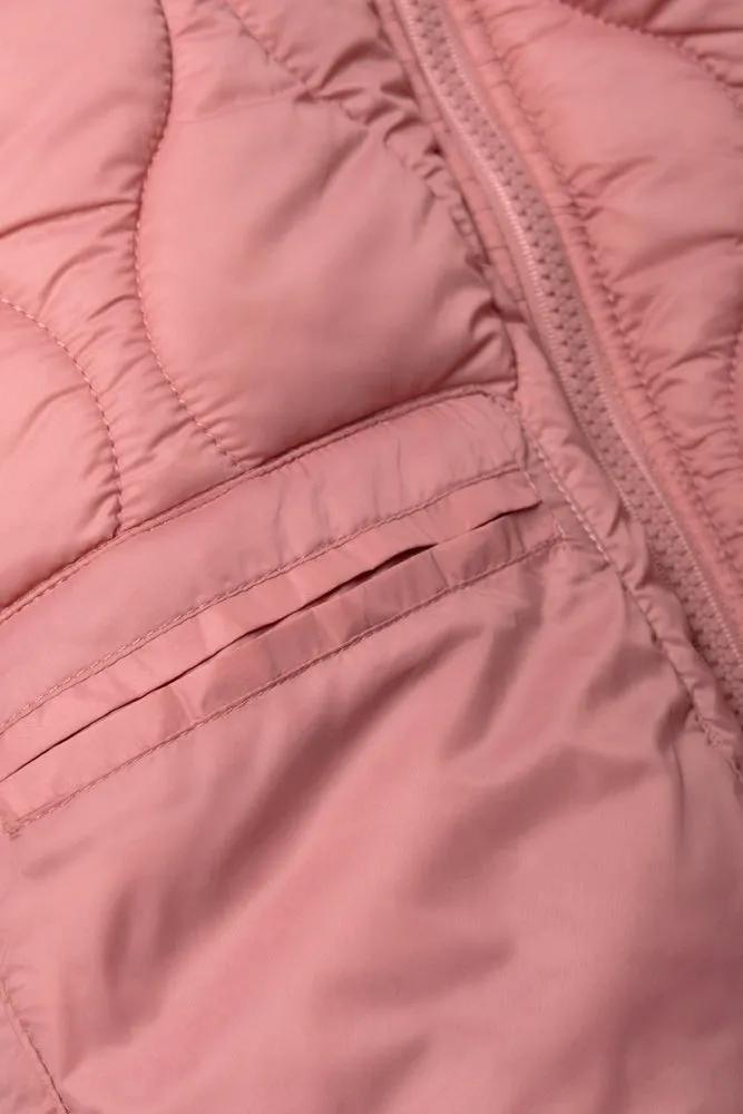 Hooded Puffer Jacket Pink sold by Ackermas product image thumbnail 3