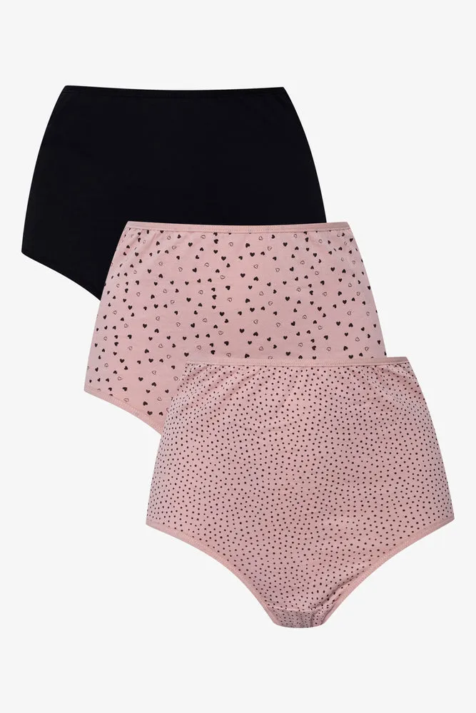 3 Packs Briefs Pink And Black sold by Ackermas