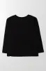 Long Sleeve T-Shirt Black sold by Ackermas