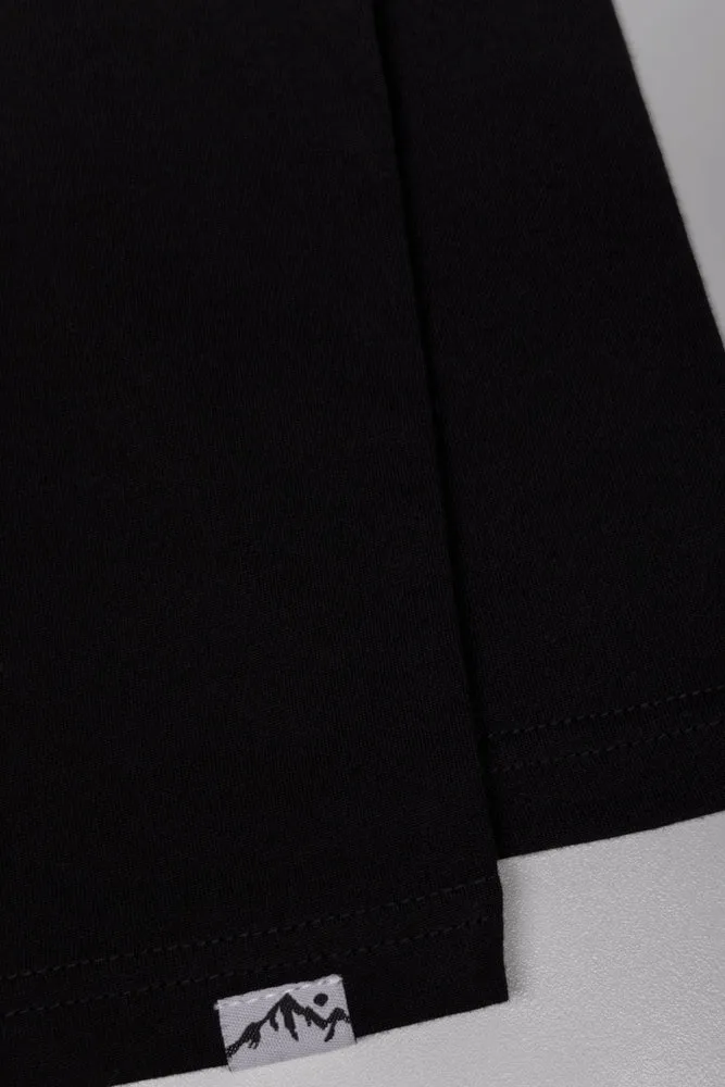 Long Sleeve T-Shirt Black sold by Ackermas product image thumbnail 2