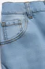 Ripped Denim Short Blue sold by Ackermas