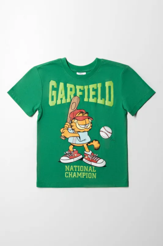 Garfield T-Shirt Green sold by Ackermas