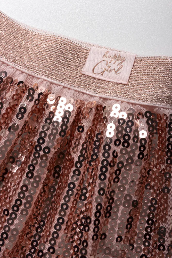 Xmas Bow Sequin Skirt Set Pink sold by Ackermas product image thumbnail 2