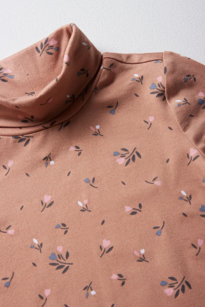 3 Pack Floral Polonecks Dark Grey, Pink & Natural sold by Ackermas product image thumbnail 2