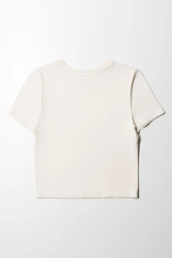 Baby Tee With Side Rose Pink Tint sold by Ackermas product image thumbnail 3