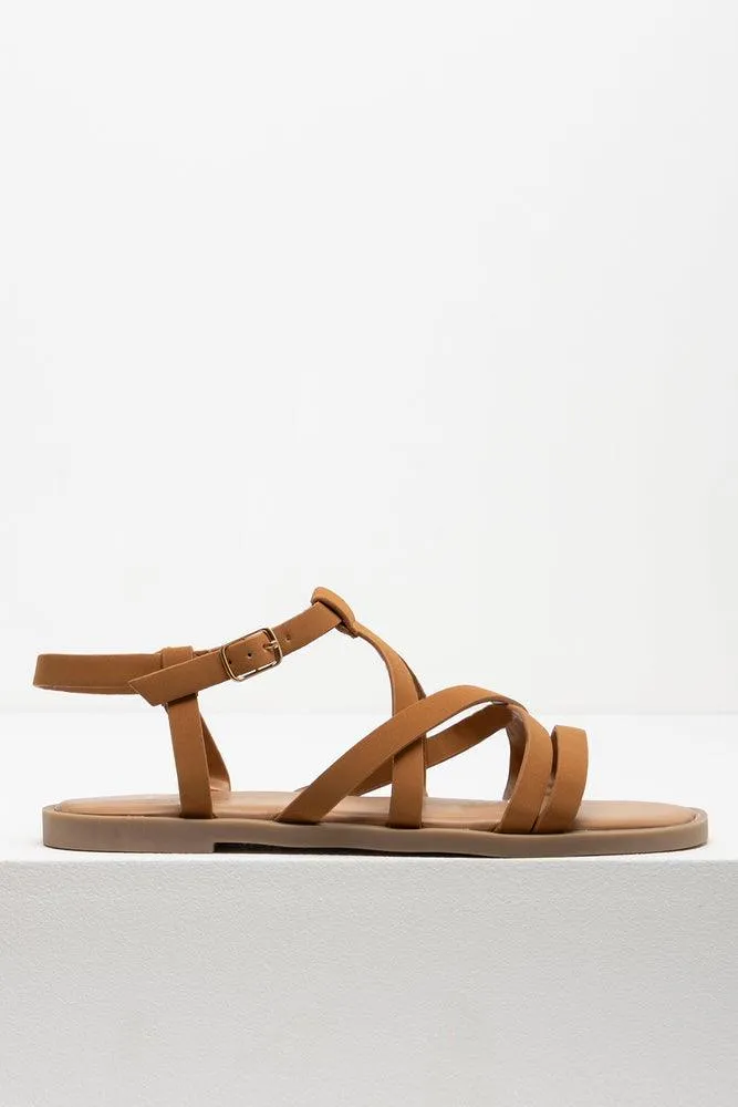 Strappy Sandal Brown sold by Ackermas product image thumbnail 2
