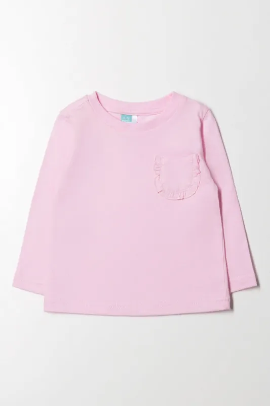 Long Sleeve T-Shirt Pink sold by Ackermas