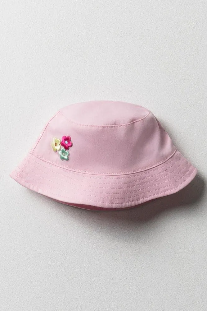 Flower Bucket Hat Pink sold by Ackermas