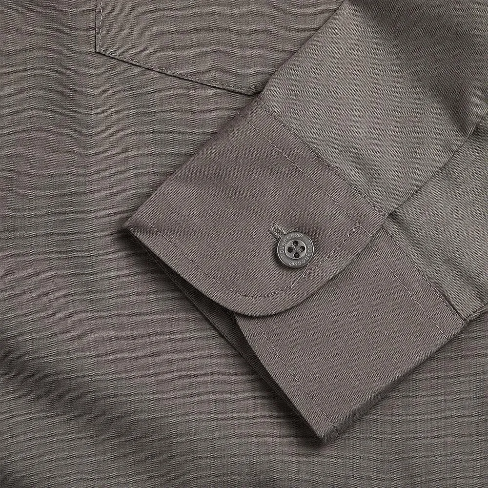 Unisex School Long Sleeve Collar Shirt Grey Toughees sold by Ackermas product image thumbnail 5