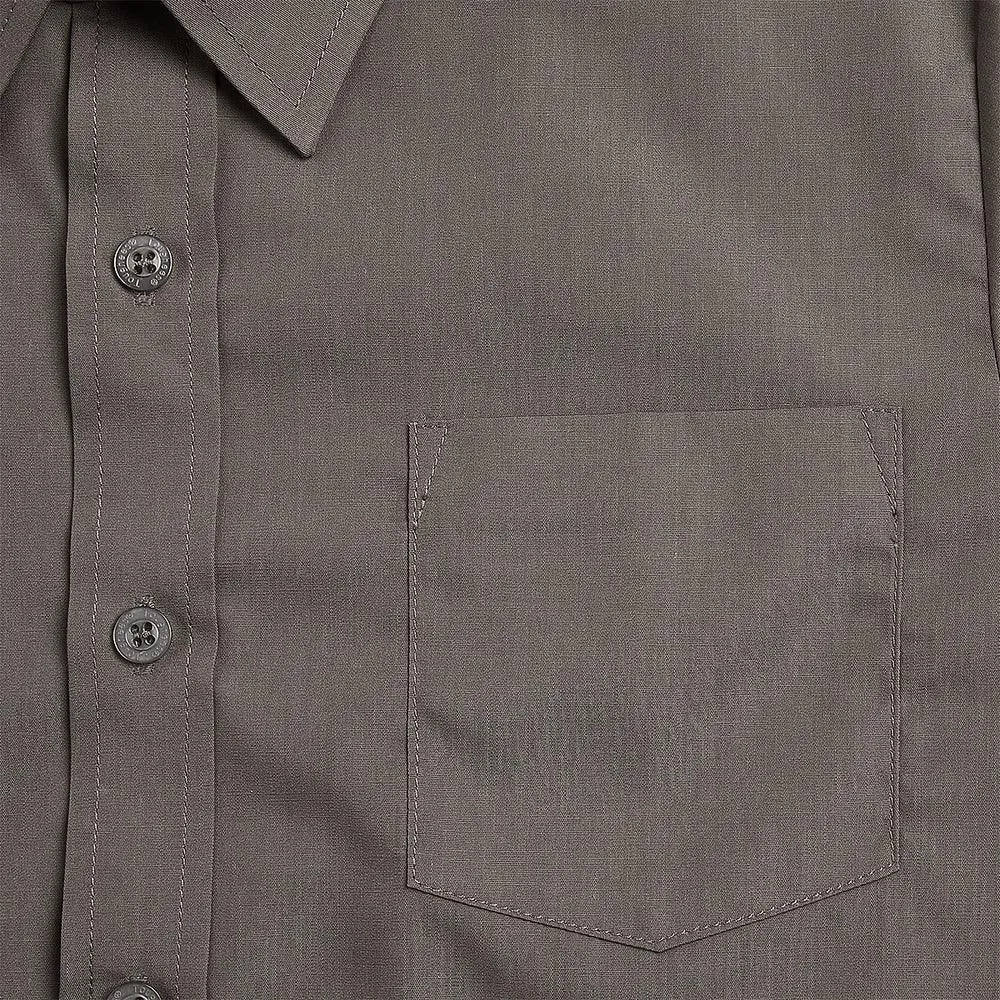 Unisex School Long Sleeve Collar Shirt Grey Toughees sold by Ackermas product image thumbnail 4