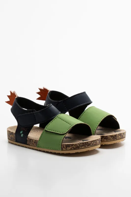 Double Strap Sandal Green sold by Ackermas