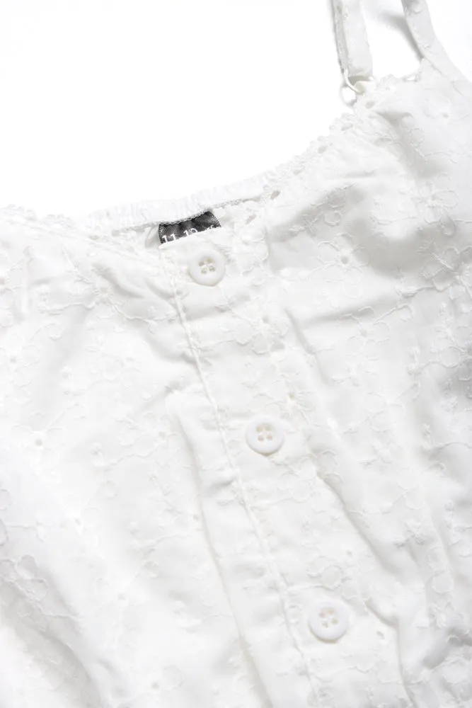 Strappy Anglaise Top White sold by Ackermas product image thumbnail 2