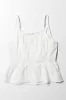 Strappy Anglaise Top White sold by Ackermas