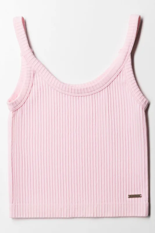 Seamless Strappy Vest Lilac sold by Ackermas