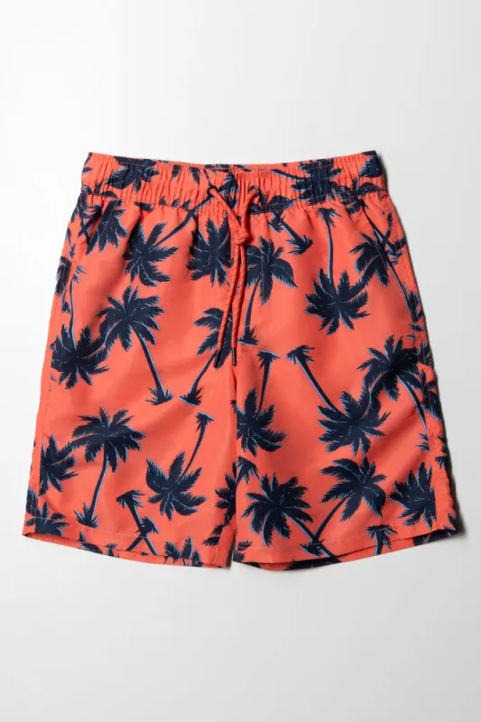Swimshorts Printed Orange sold by Ackermas