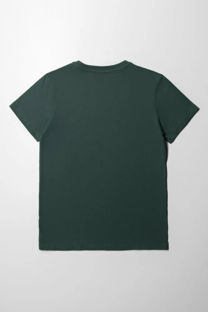 Short Sleeve T-Shirt Dark Green sold by Ackermas product image thumbnail 4