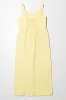 Lace Trim Jumpsuit Yellow sold by Ackermas