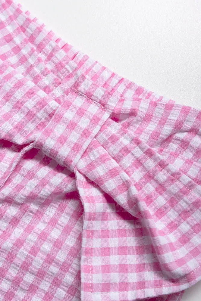 Check Pull On Shorts Pink sold by Ackermas product image thumbnail 2