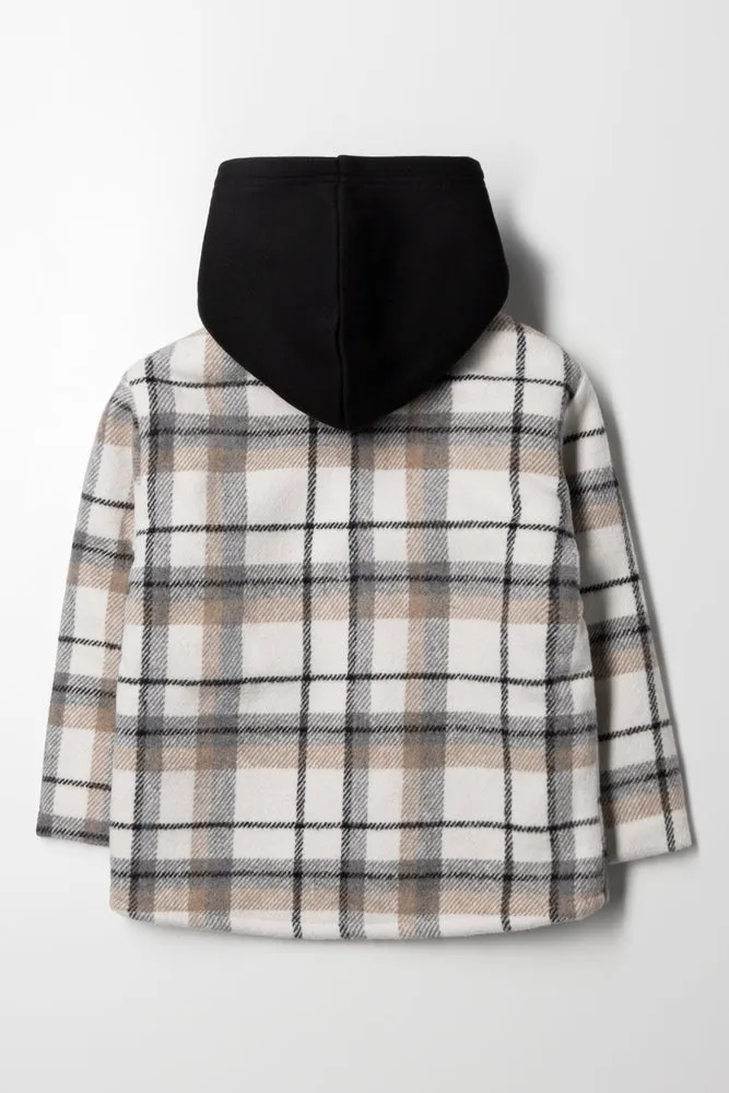 Check Jacket White And Black sold by Ackermas product image thumbnail 5