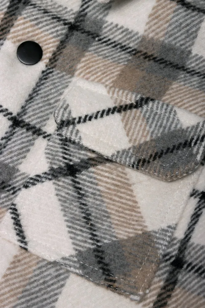 Check Jacket White And Black sold by Ackermas product image thumbnail 3