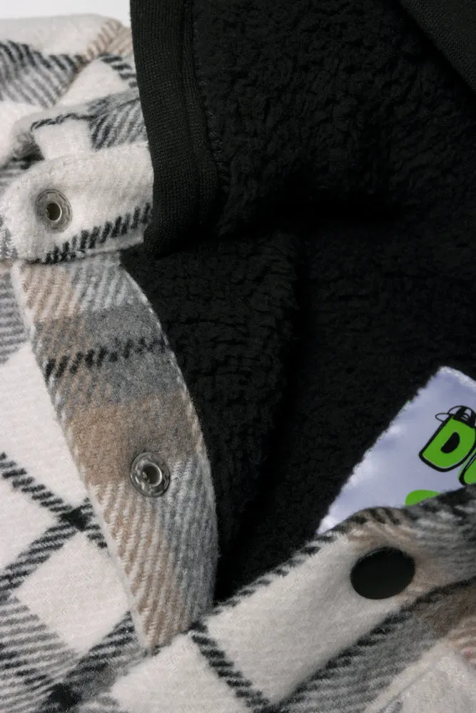 Check Jacket White And Black sold by Ackermas product image thumbnail 2