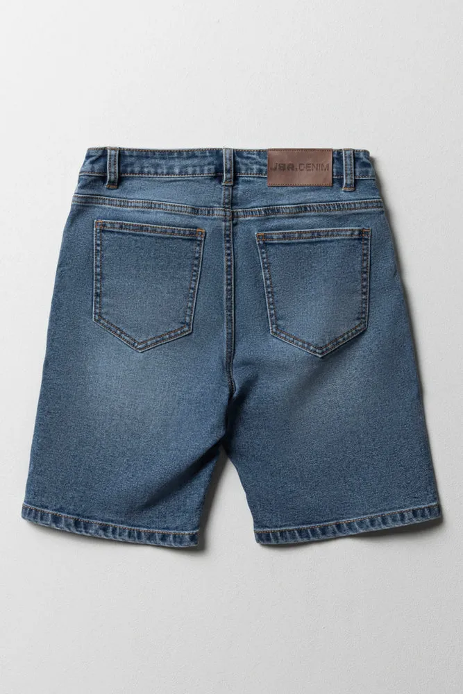 Denim Shorts Blue sold by Ackermas product image thumbnail 3