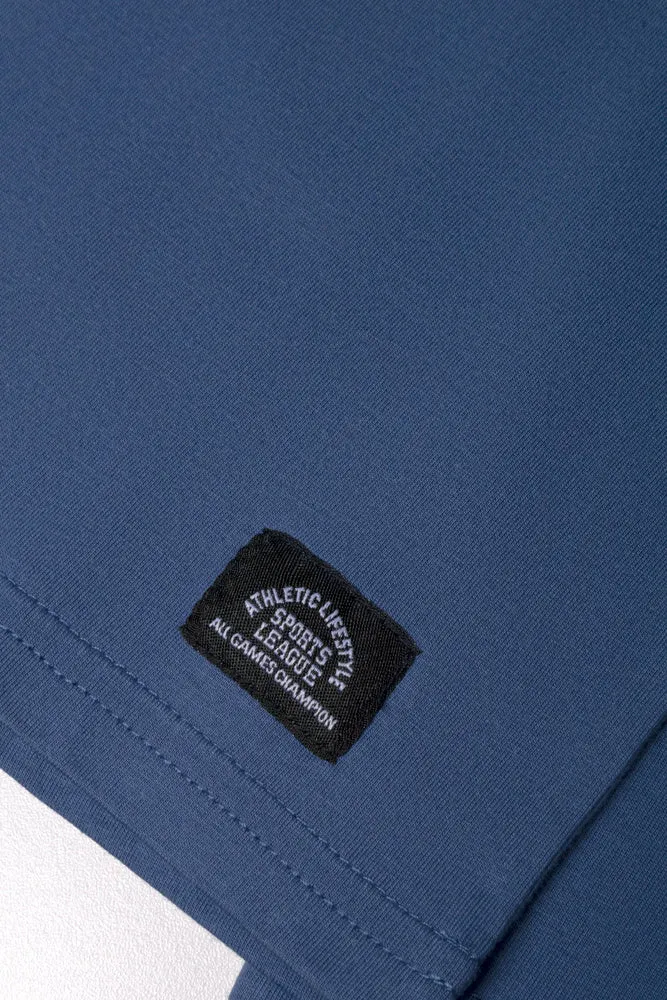 Long Sleeve T-Shirt Navy sold by Ackermas product image thumbnail 2