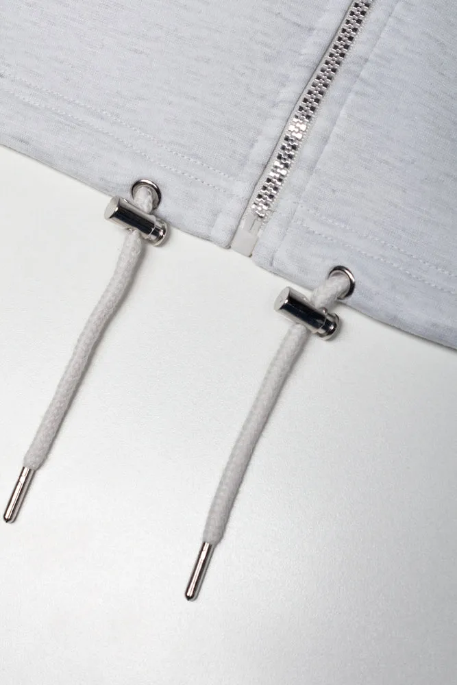 Sleeveless Zip Through Hoodie Grey sold by Ackermas product image thumbnail 3