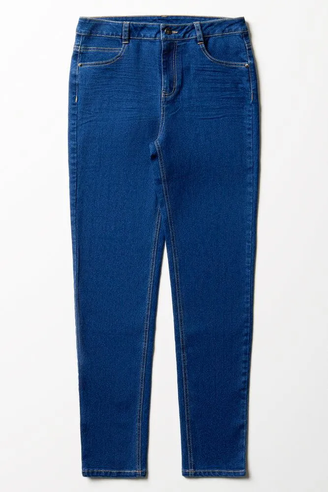 Skinny Denim Jeans Blue sold by Ackermas product image thumbnail 5