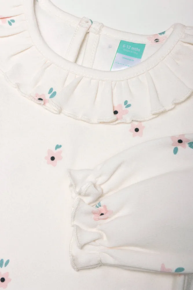 Corduroy Pinafore Dress Set Pink sold by Ackermas product image thumbnail 4