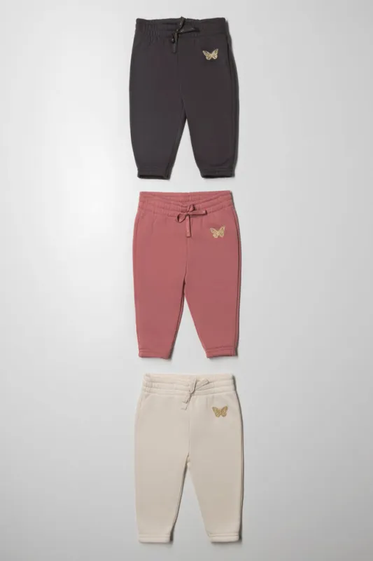 3 Pack Trackpants Peach, Pink And Dark Grey sold by Ackermas
