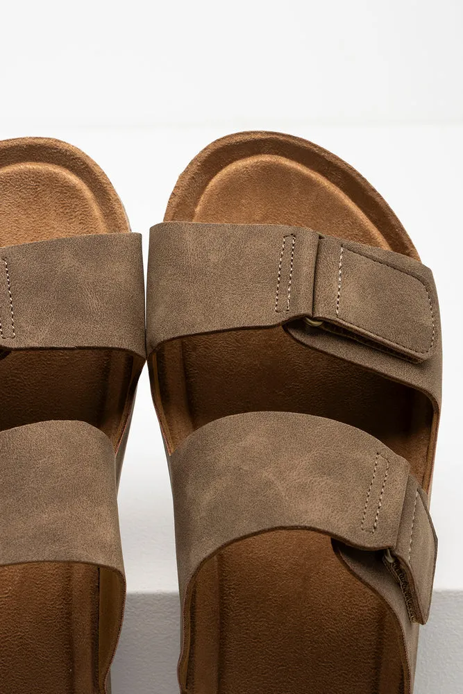 Double Strap Sandal Brown sold by Ackermas product image thumbnail 5
