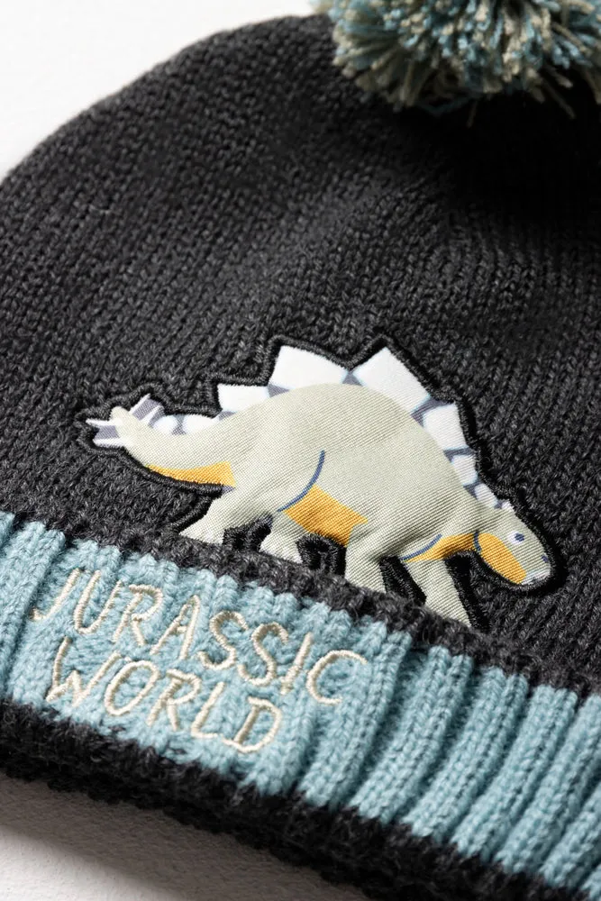 Jurassic World Beanie & Mittens Set Dark Grey sold by Ackermas product image thumbnail 2