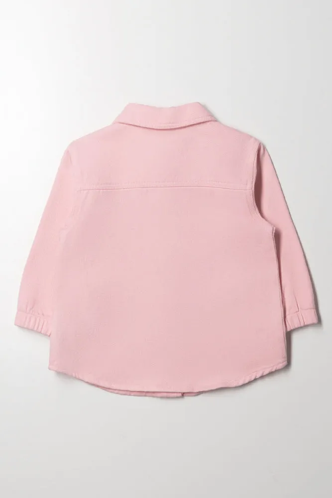 Denim Shirt Pink sold by Ackermas product image thumbnail 3