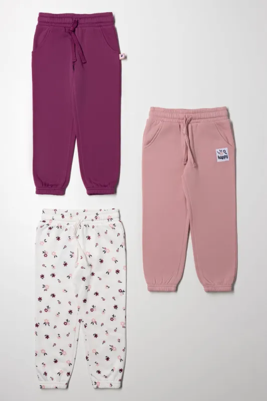3 Pack Track Pants Pink sold by Ackermas