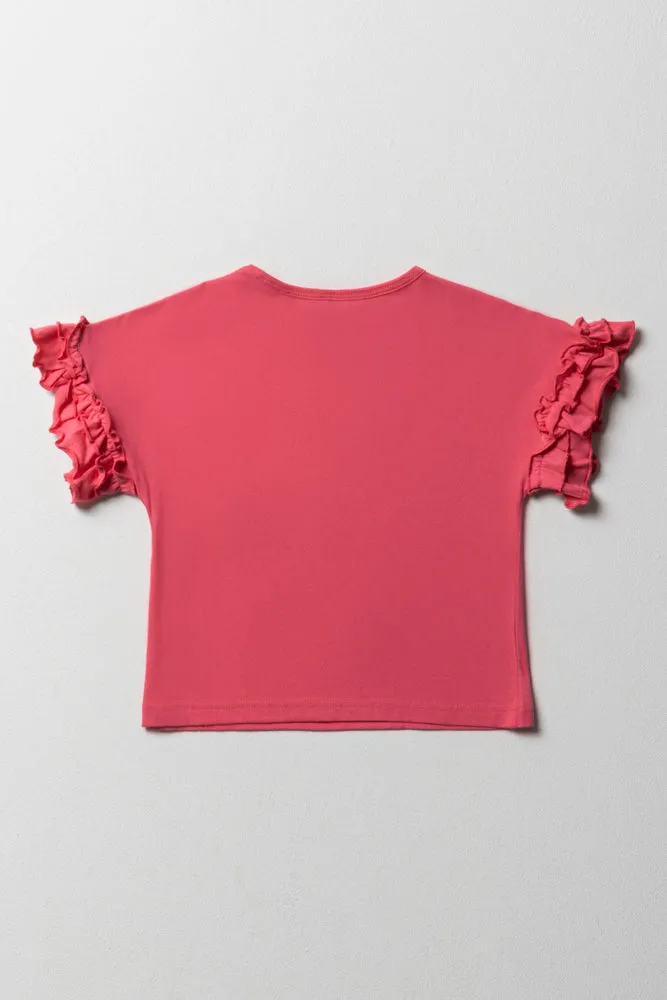 3D Butterfly Knit Top Pink sold by Ackermas product image thumbnail 3