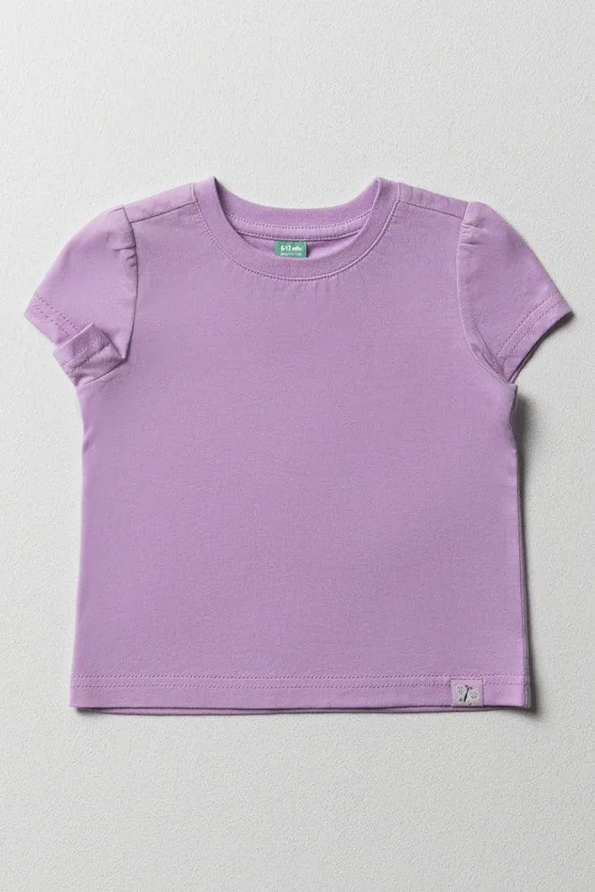 Short Sleeve T-Shirt Purple sold by Ackermas