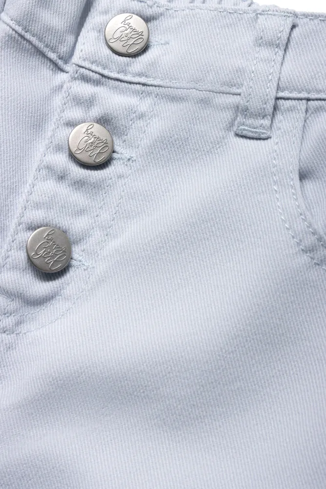 Wide Leg With Button Detail And Hair Tie Grey sold by Ackermas product image thumbnail 2