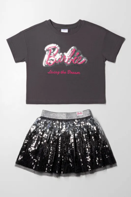 Barbie Sequin Set Dark Grey sold by Ackermas